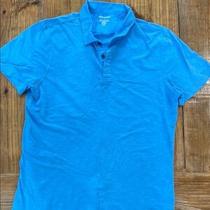 Banana Republic Blue Polo Shirt Classic Design